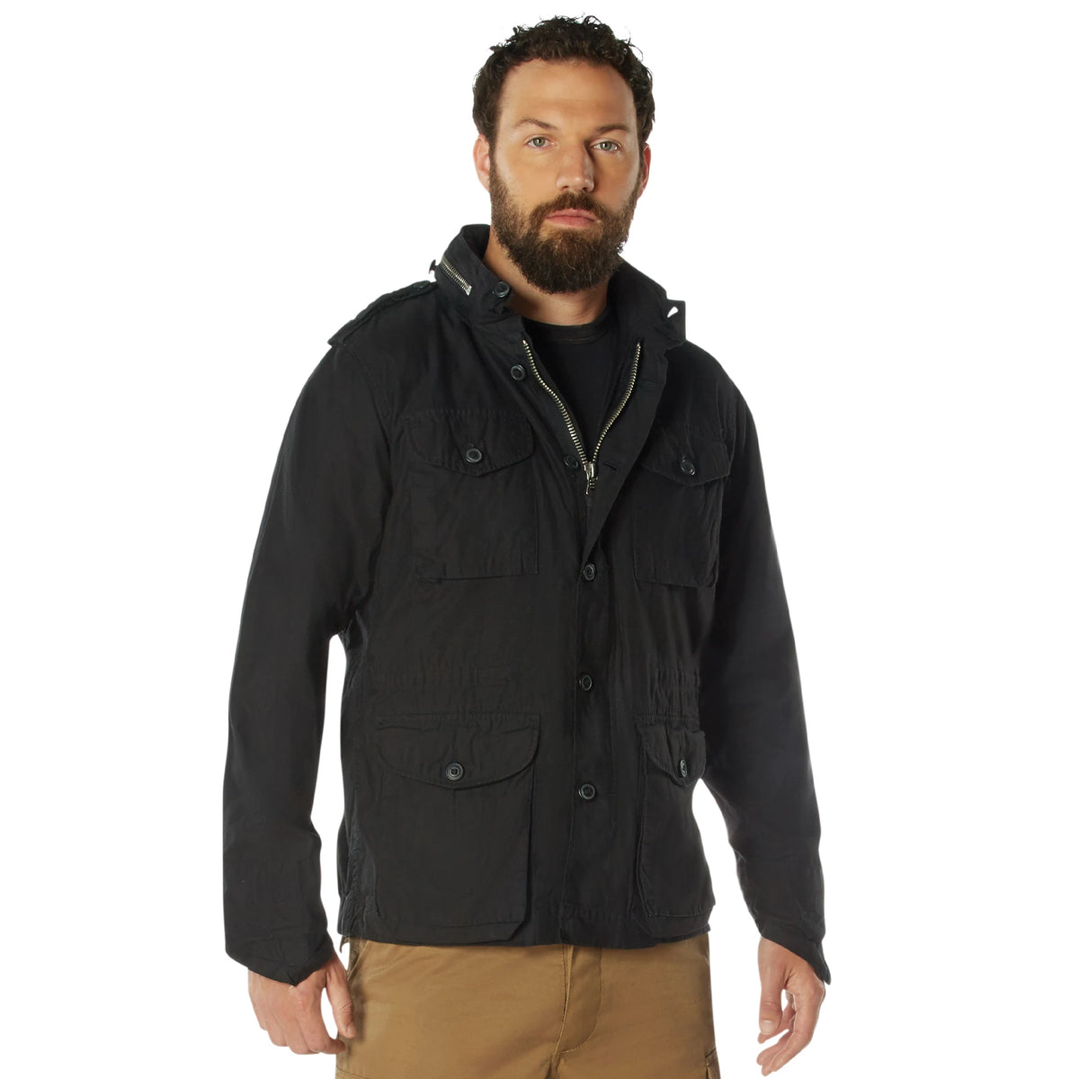 Rothco Vintage Lightweight M-65 Field Jacket - Rothco 8751-BK-S