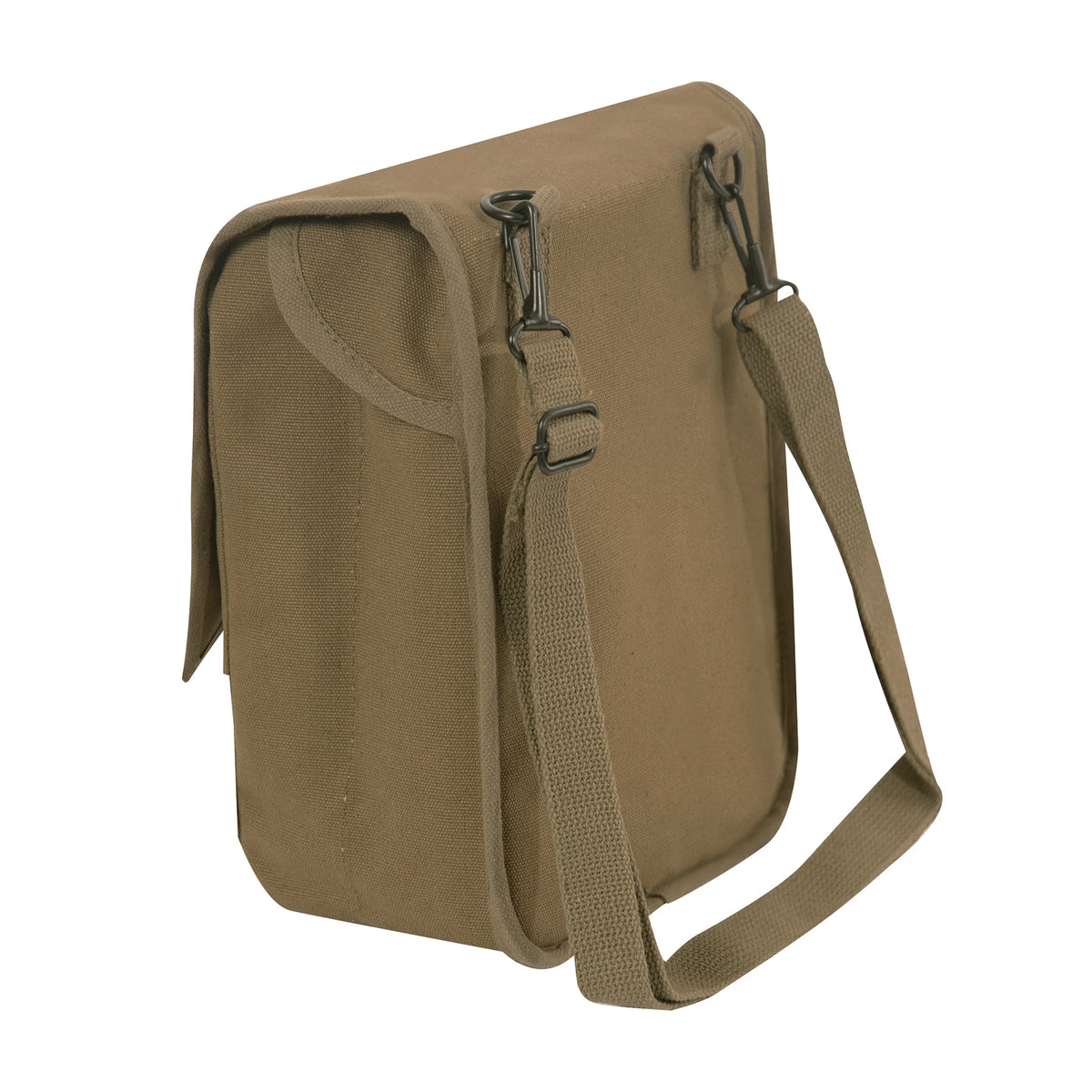 Rothco Canvas Map Case Shoulder Bag With Military Patches - Rothco 8796