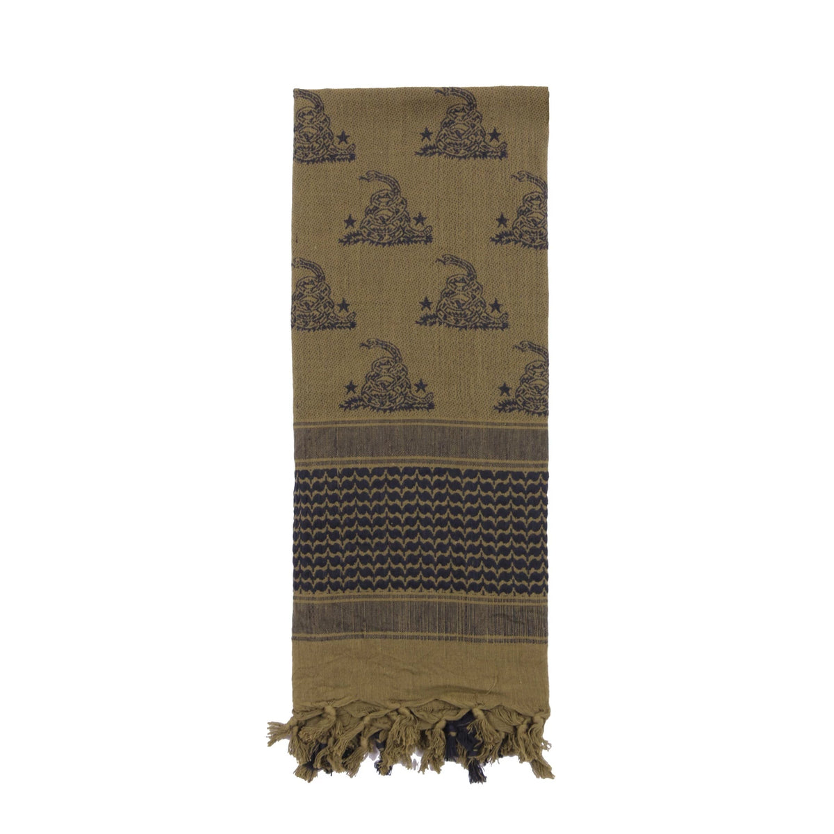 Rothco Gadsden Snake Shemagh Tactical Desert Scarf - Rothco 88531