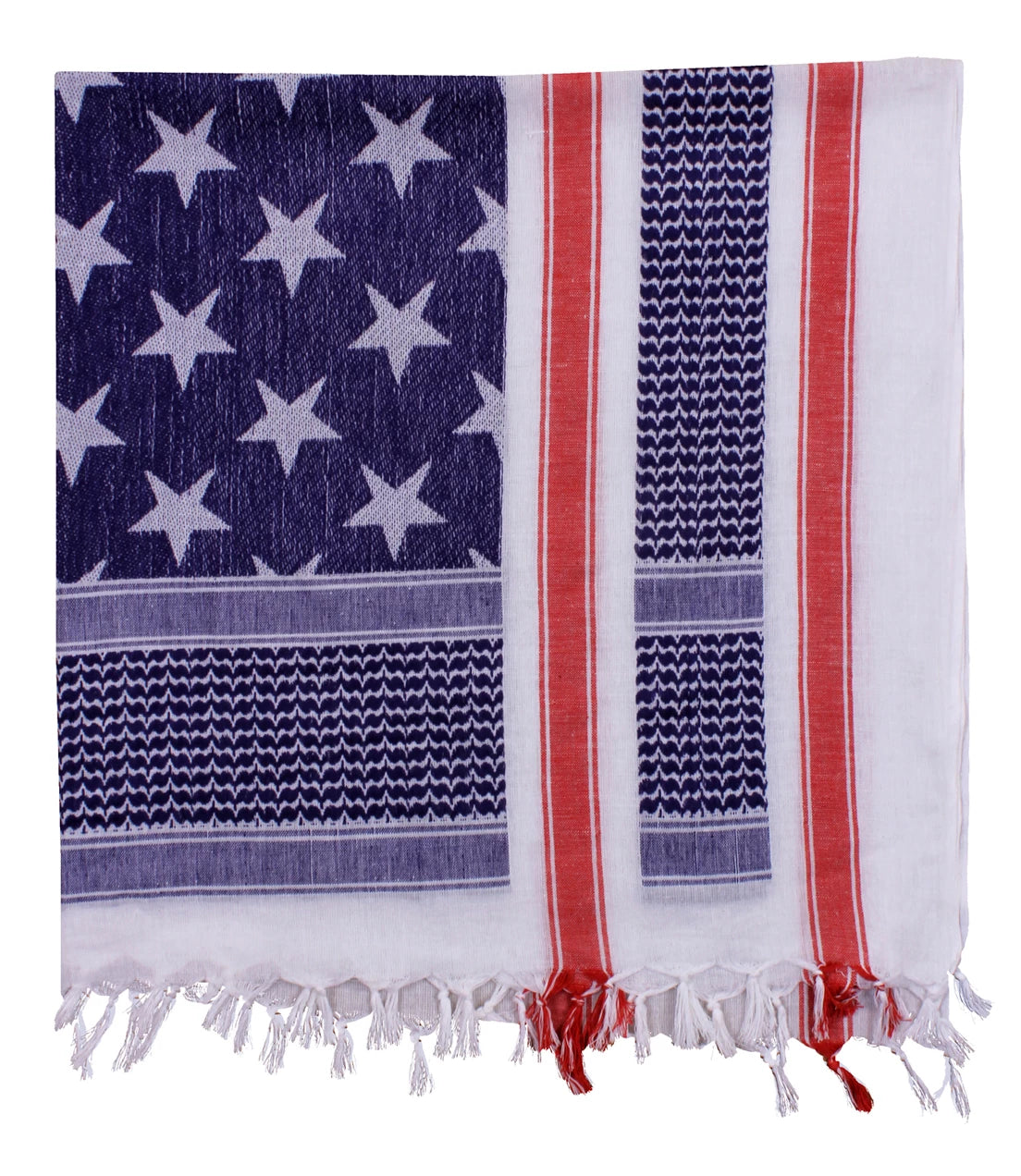 Rothco Stars and Stripes US Flag Shemagh Tactical Desert Keffiyeh Scarf - Rothco 88550