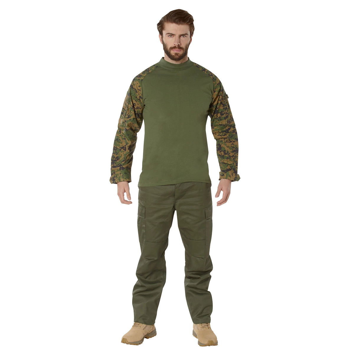 Rothco NYCO FR Fire Retardant Combat Shirt - Rothco 90005-WDC-M