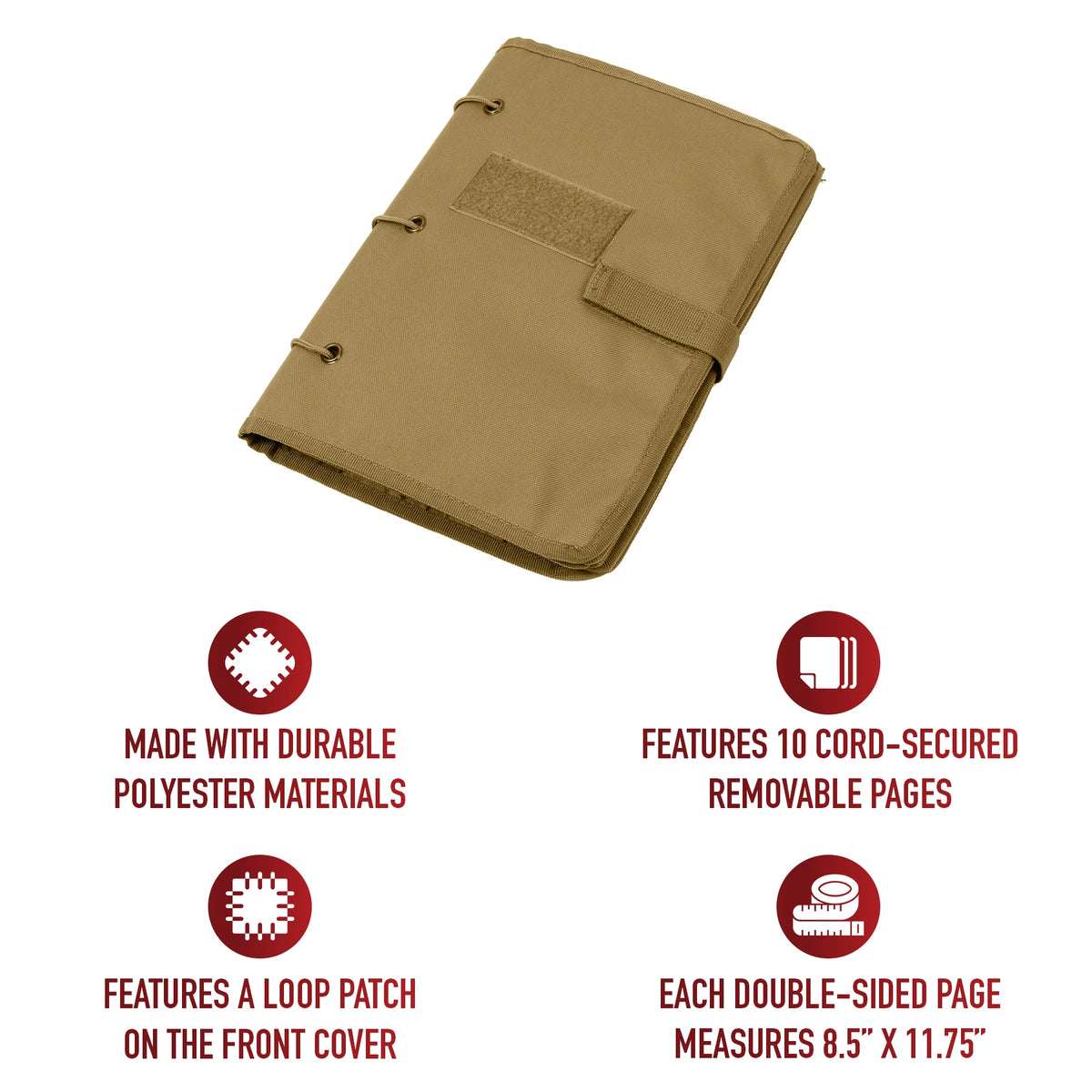 Rothco Hook & Loop Patch Book - Rothco 90210