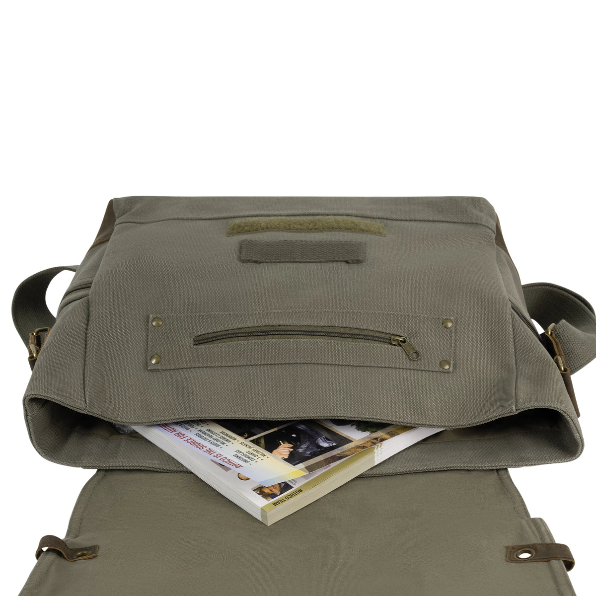 Rothco Vintage Canvas B-15 Pilot Messenger Bag - Rothco 9110-OD