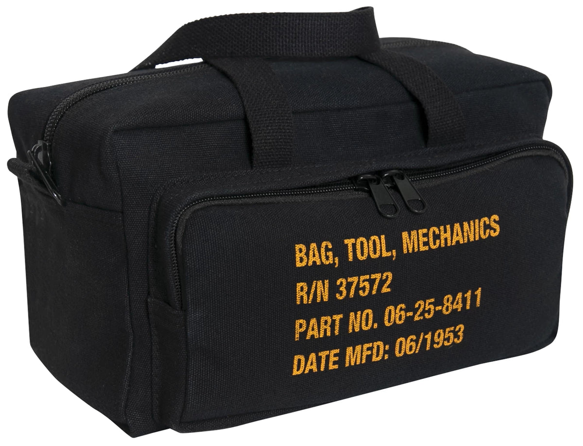 Rothco G.I. Type Zipper Pocket Mechanics Tool Bag With Military Stencil - Rothco 9113