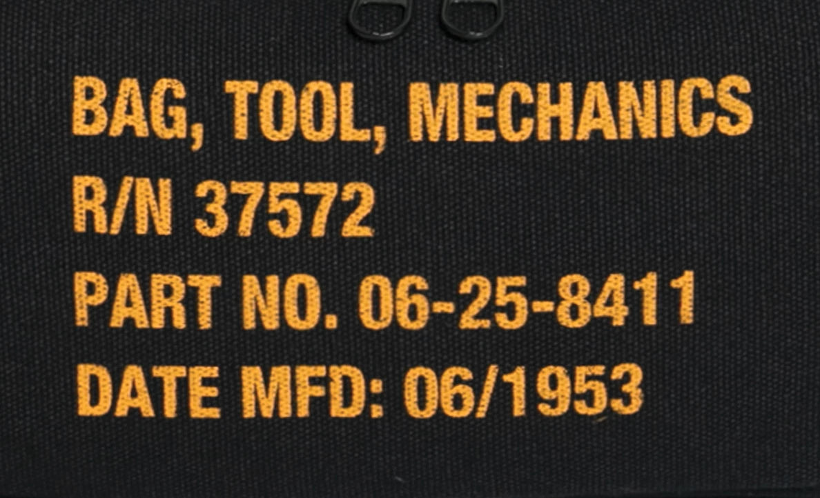 Rothco G.I. Type Zipper Pocket Mechanics Tool Bag With Military Stencil - Rothco 9113