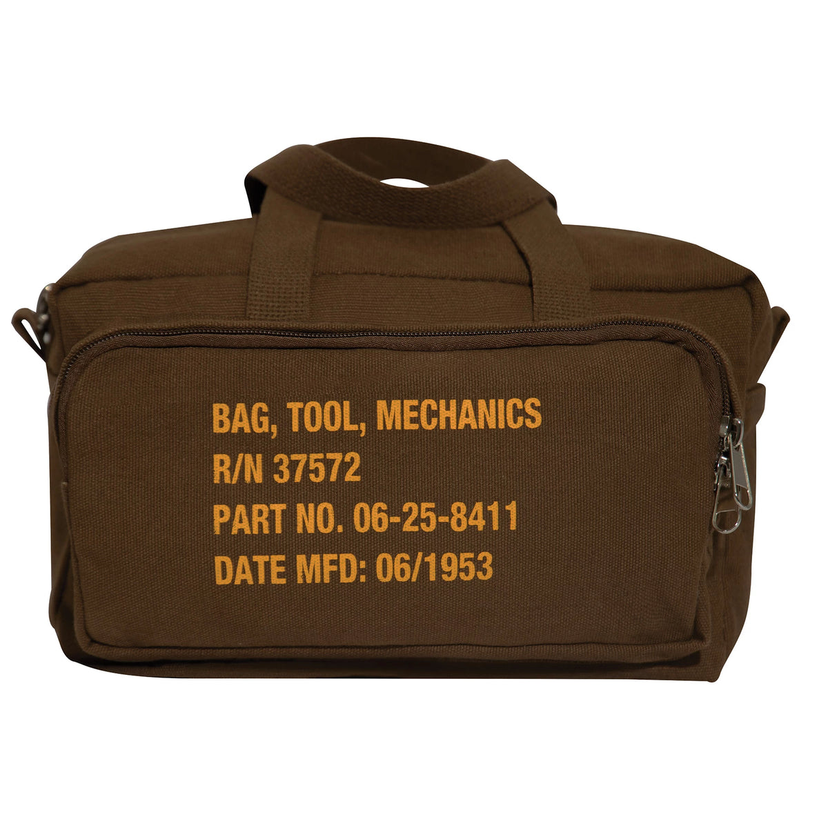 Rothco G.I. Type Zipper Pocket Mechanics Tool Bag With Military Stencil - Rothco 91131