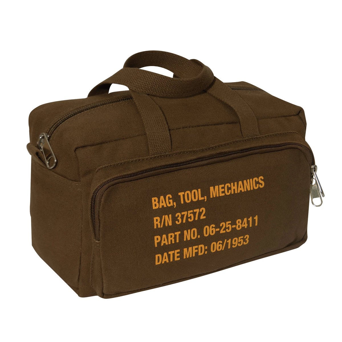 Rothco G.I. Type Zipper Pocket Mechanics Tool Bag With Military Stencil - Rothco 91131
