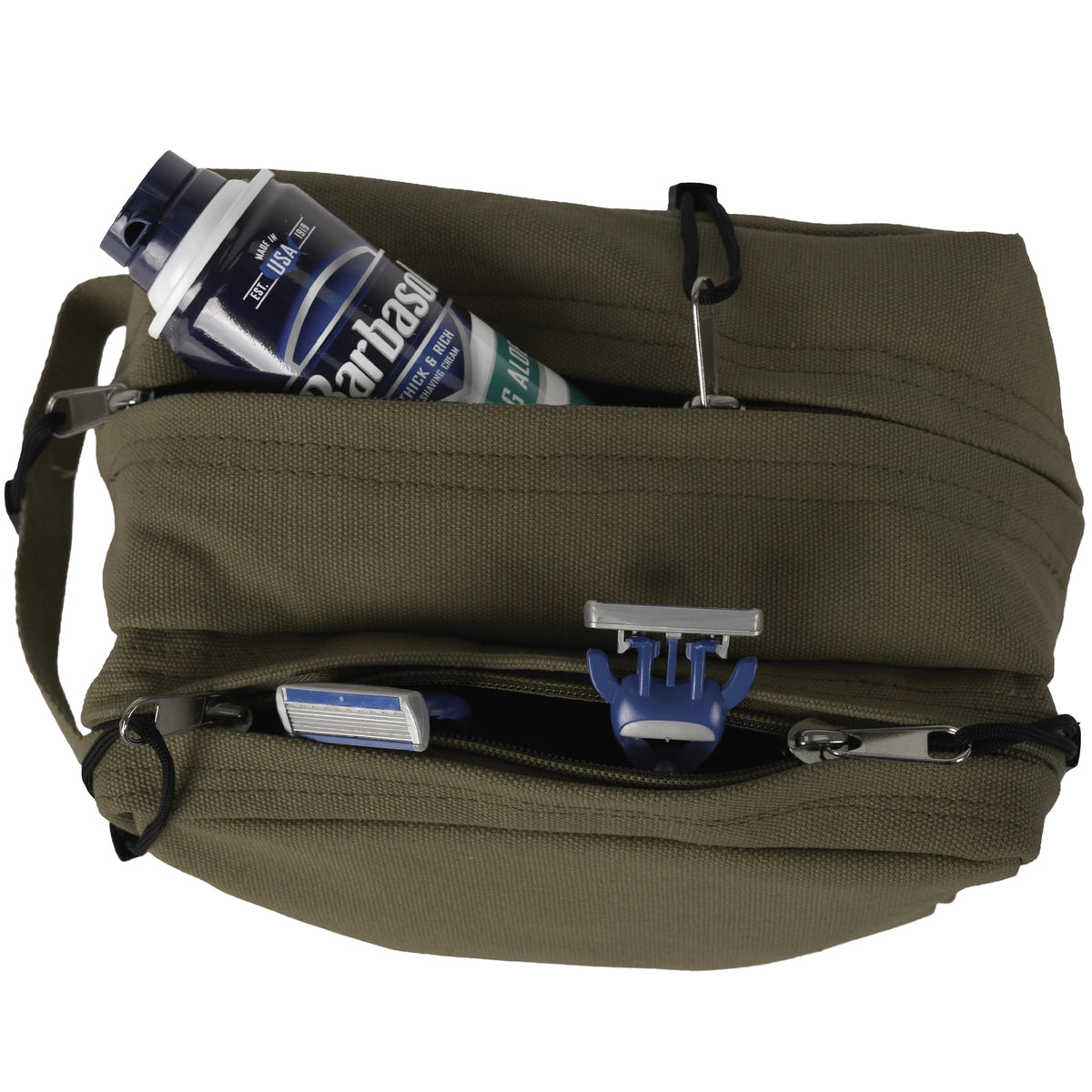 Rothco Canvas Dual Compartment Travel Kit - Rothco 9126-OD