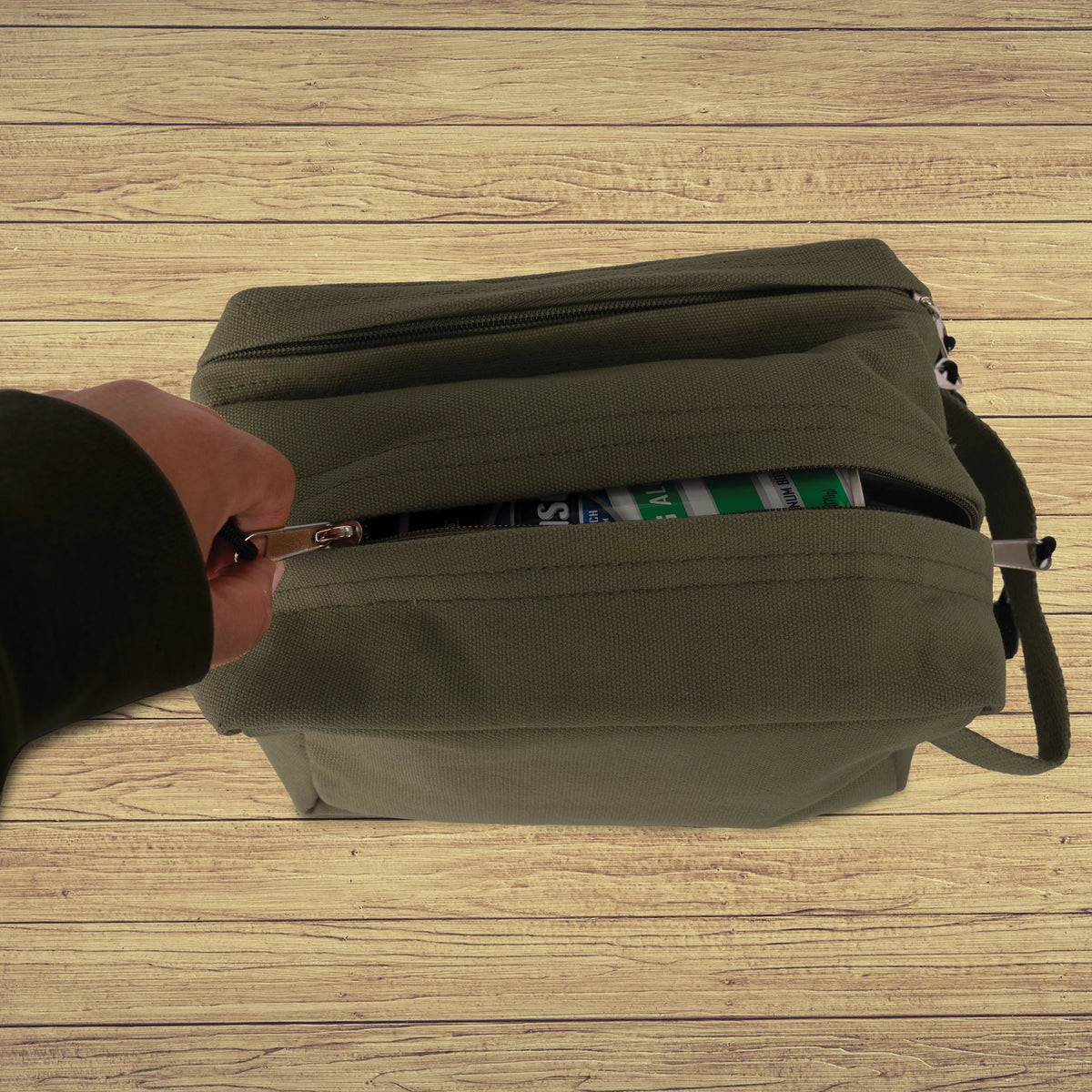 Rothco Canvas Dual Compartment Travel Kit - Rothco 9126-OD