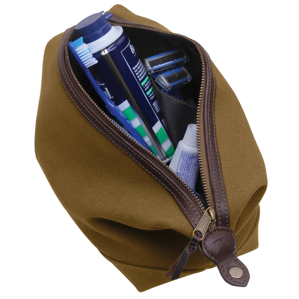 Rothco Canvas & Leather Travel Kit - Rothco 91260