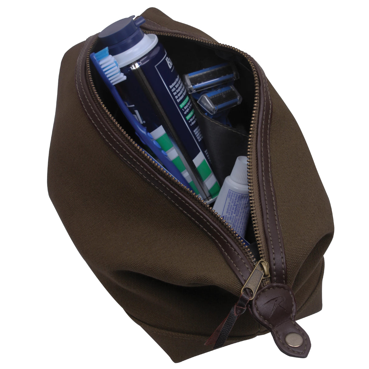 Rothco Canvas & Leather Travel Kit - Rothco 91261