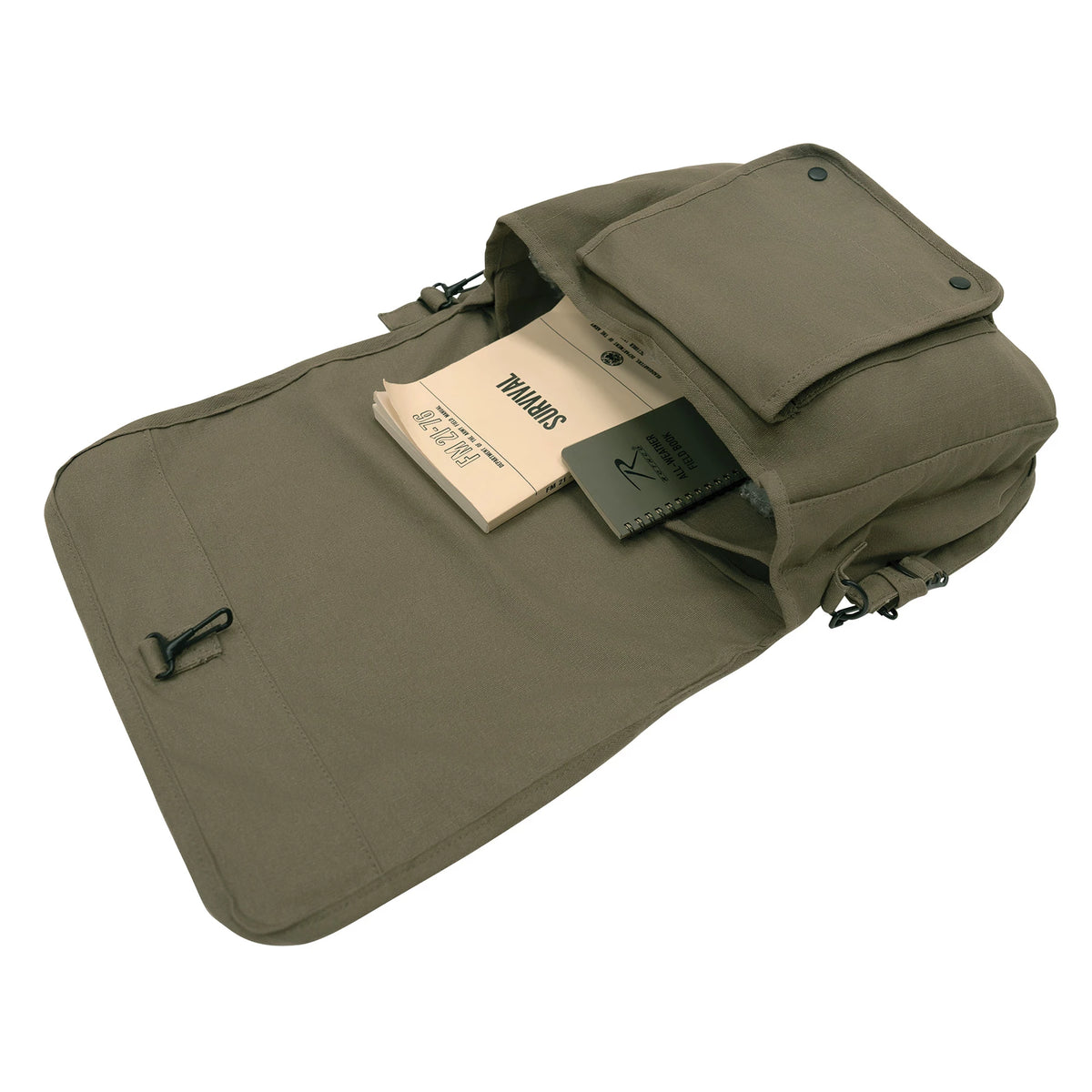 Rothco Vintage Canvas Shoulder Bag With Red Star - Rothco 9129