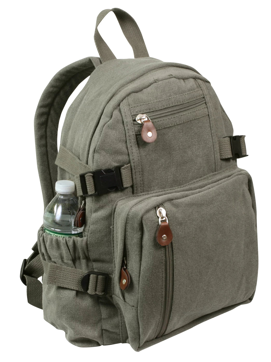 Rothco Vintage Canvas Compact Backpack - Rothco 9152