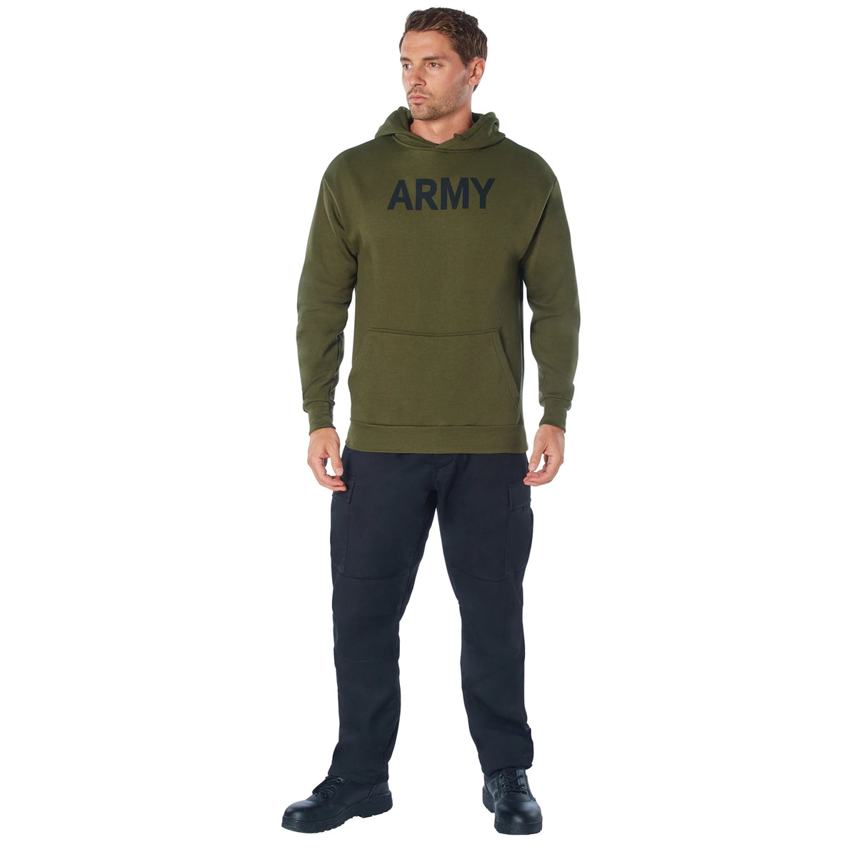 Rothco Army PT Pullover Hooded Sweatshirt - Rothco 9172-OD-S