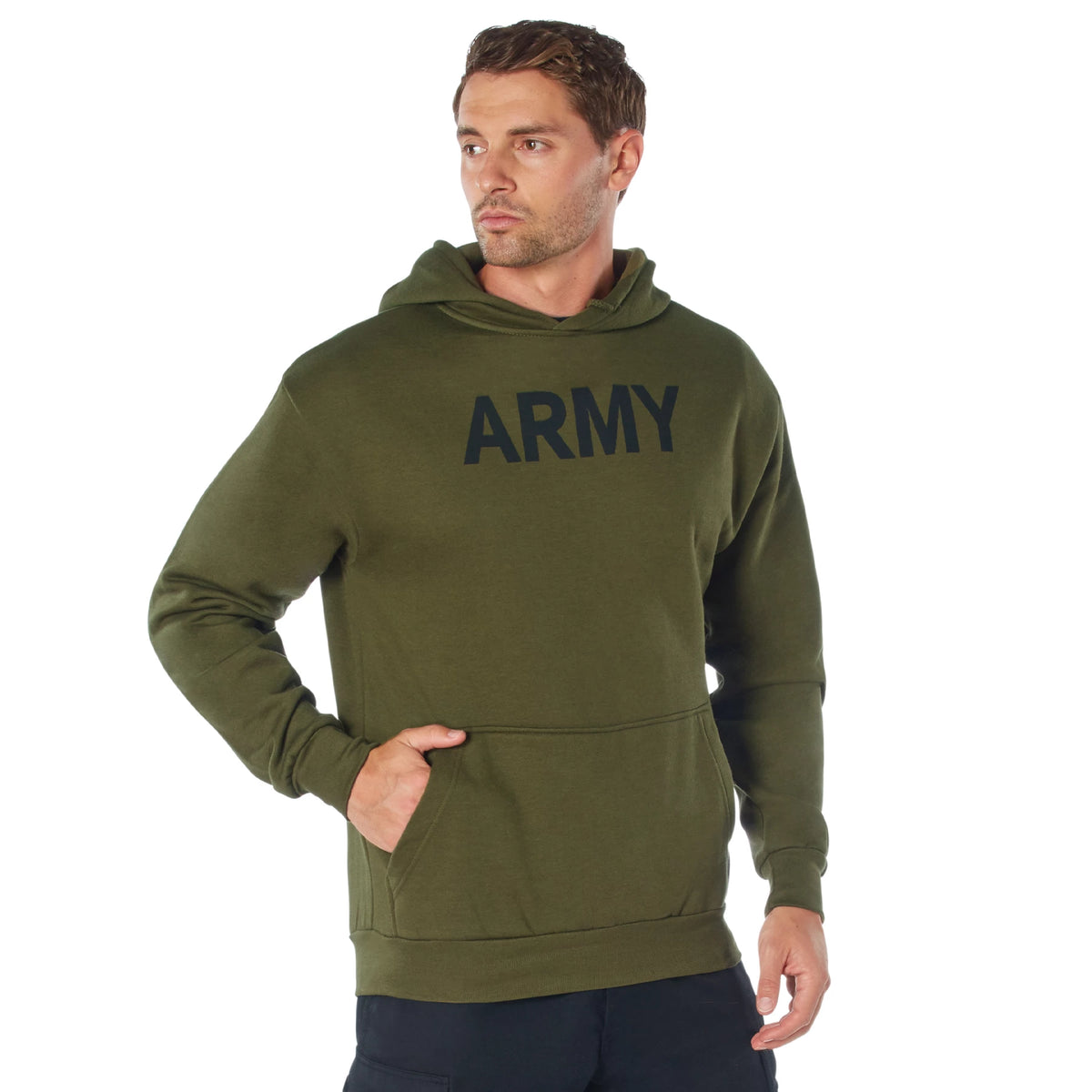 Rothco Army PT Pullover Hooded Sweatshirt - Rothco 9173