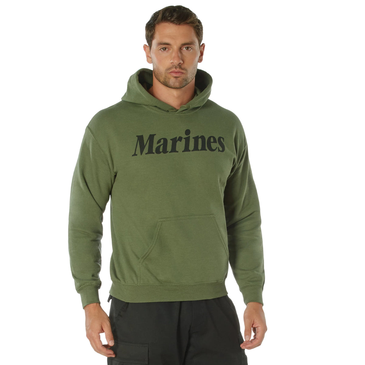 Rothco Marines Pullover Hooded Sweatshirt - Rothco 9176-OD-S