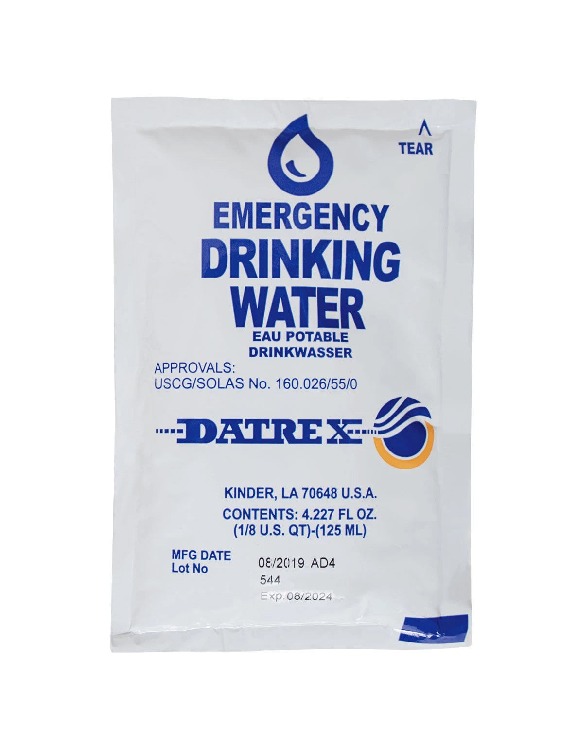 Datrex Emergency Water (64/case) - Rothco 9209