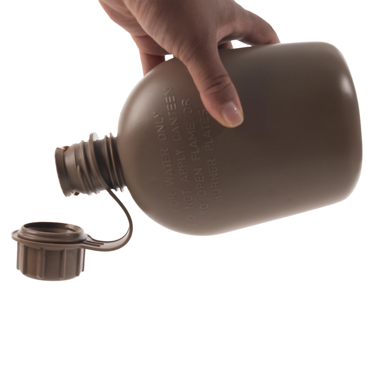 Genuine G.I. 3 Piece 1 Quart Plastic Canteen - Rothco 936