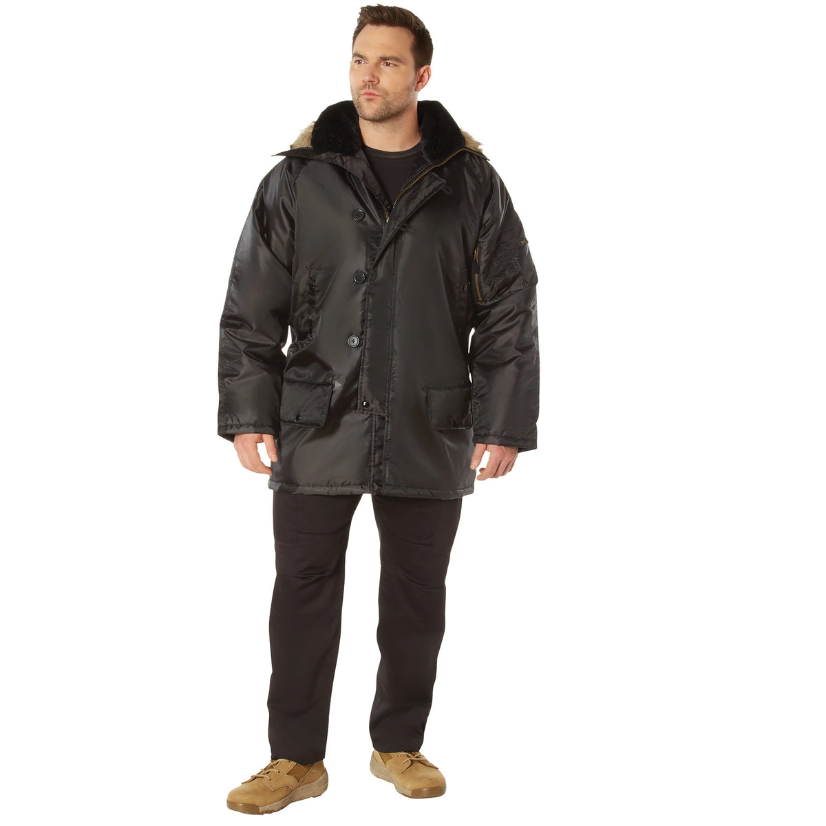 Rothco N-3B Parka - Rothco 9390-BK-M