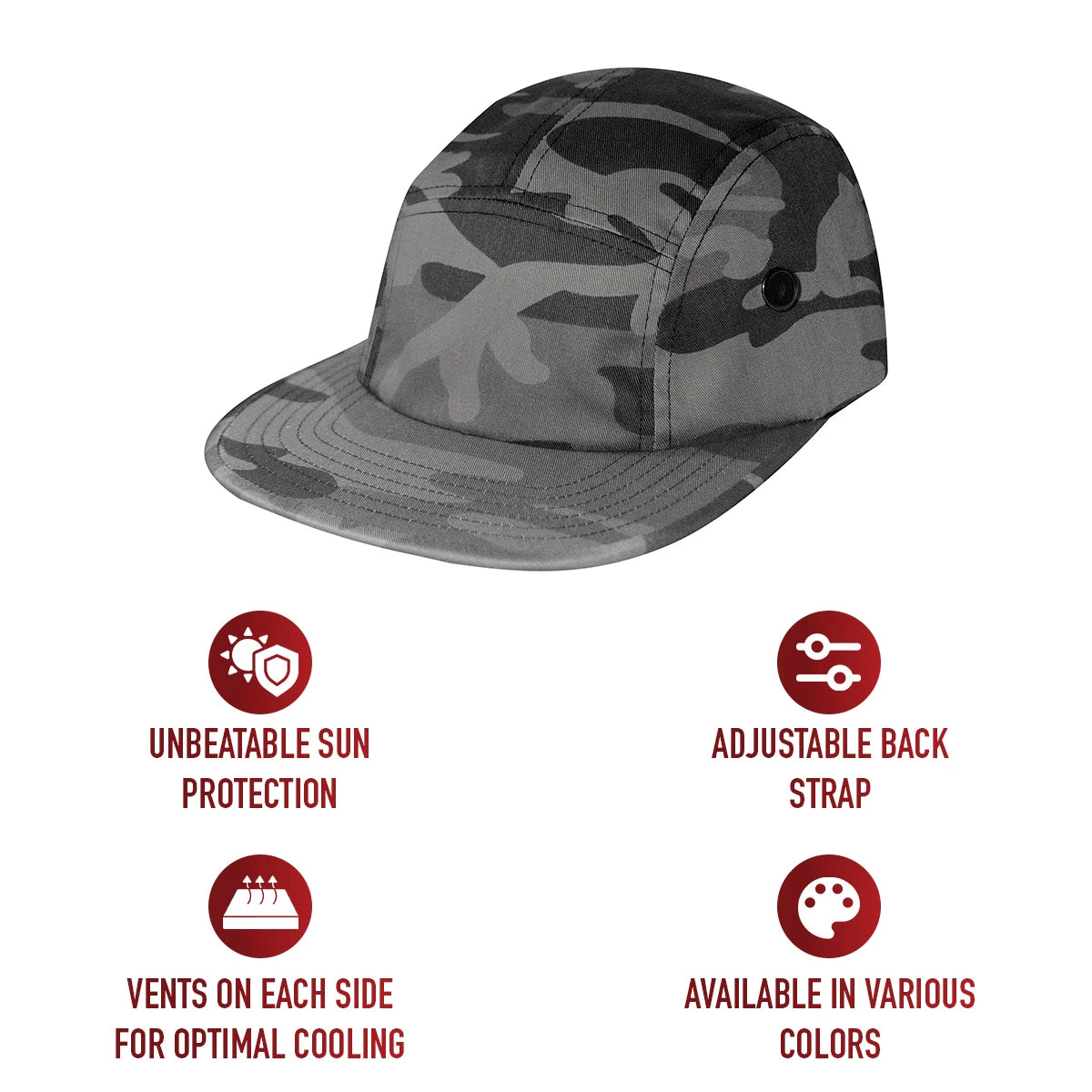 Rothco 5 Panel Street Cap - Rothco 95001