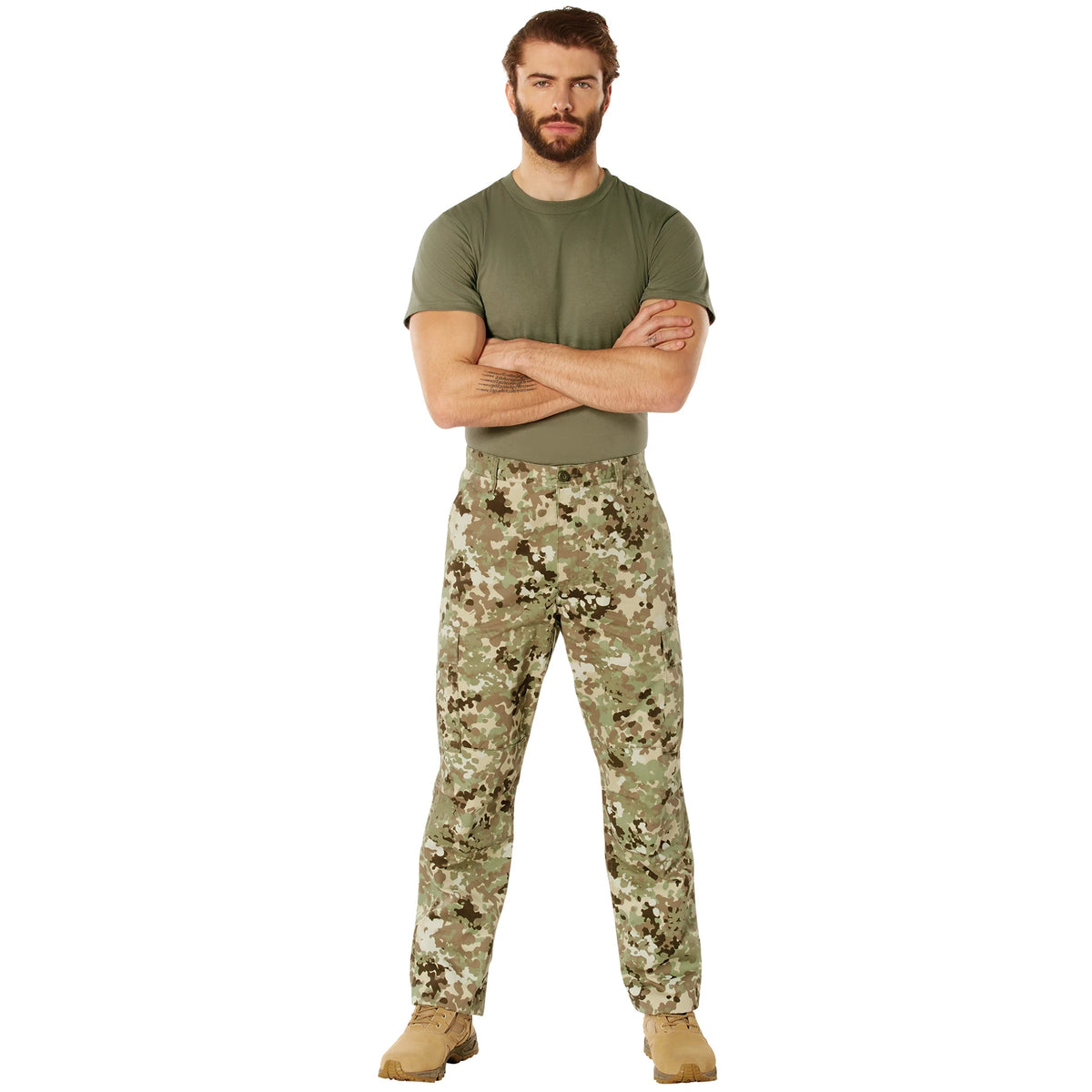 Rothco Camo Tactical BDU Pants - Rothco 95471-TTC-S