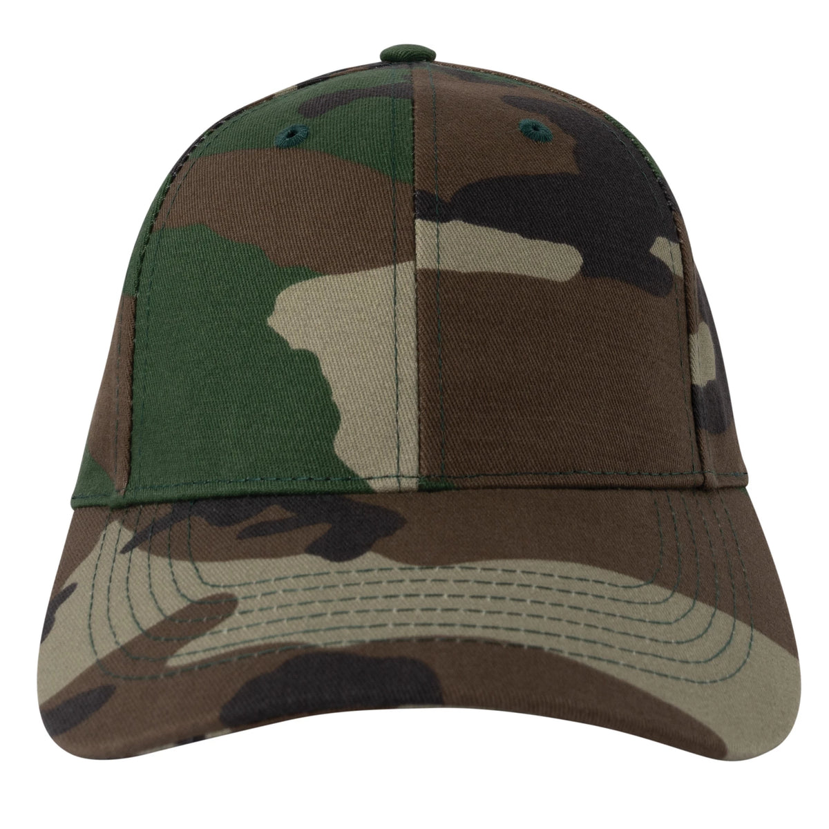 Rothco Kid's Camo Low Profile Cap - Woodland Camo - Rothco 9600