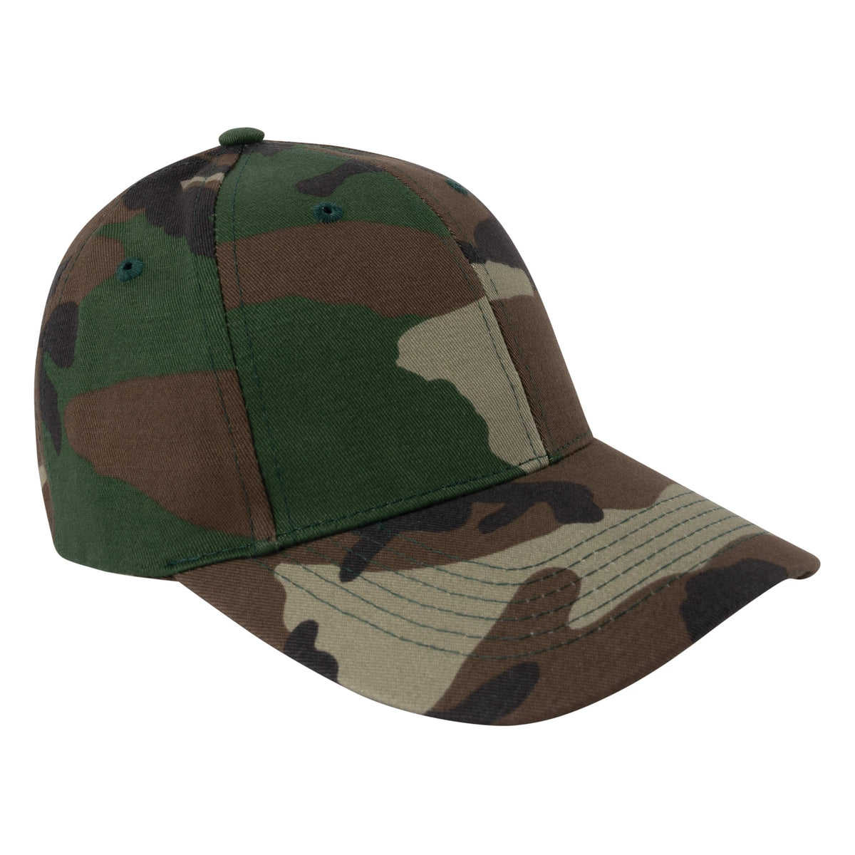Rothco Kid's Camo Low Profile Cap - Woodland Camo - Rothco 9600