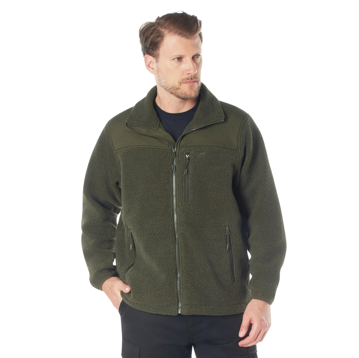 Rothco Trailsman Sherpa Fleece Jacket - Rothco 96625-XLRG