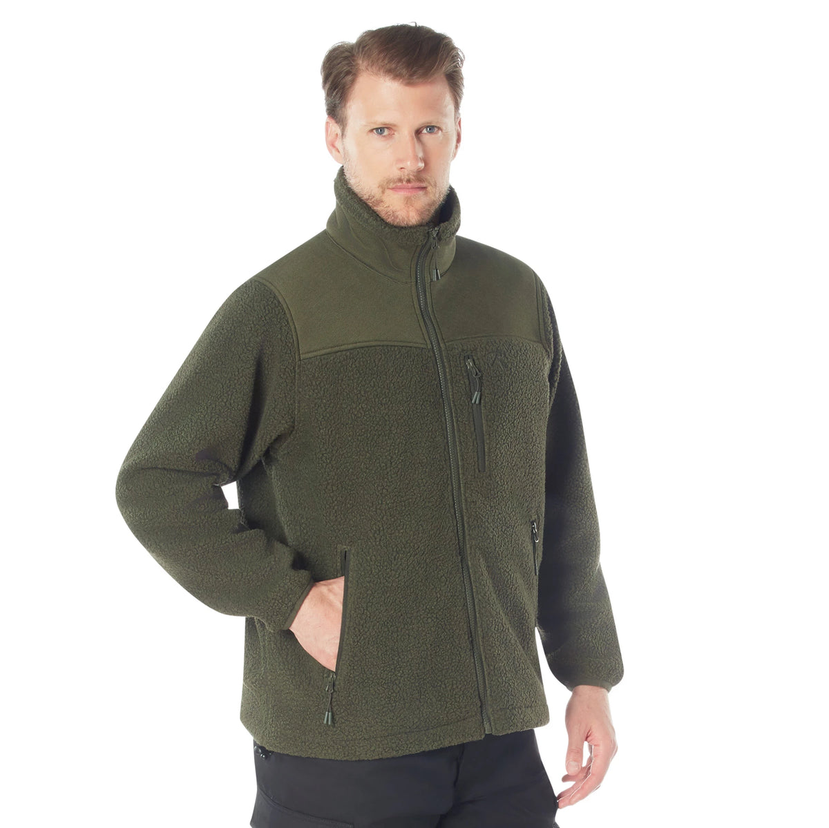 Rothco Trailsman Sherpa Fleece Jacket - Rothco 96625-SML