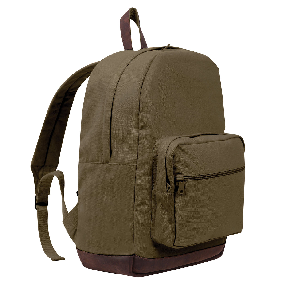 Rothco Vintage Canvas Teardrop Backpack With Leather Accents - Rothco 9666