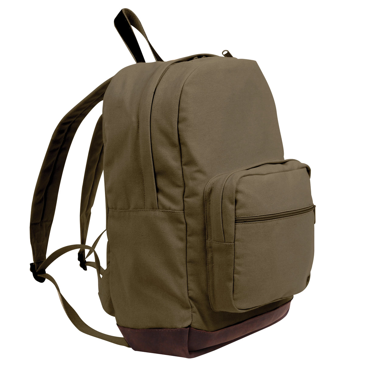 Rothco Vintage Canvas Teardrop Backpack With Leather Accents - Rothco 9666