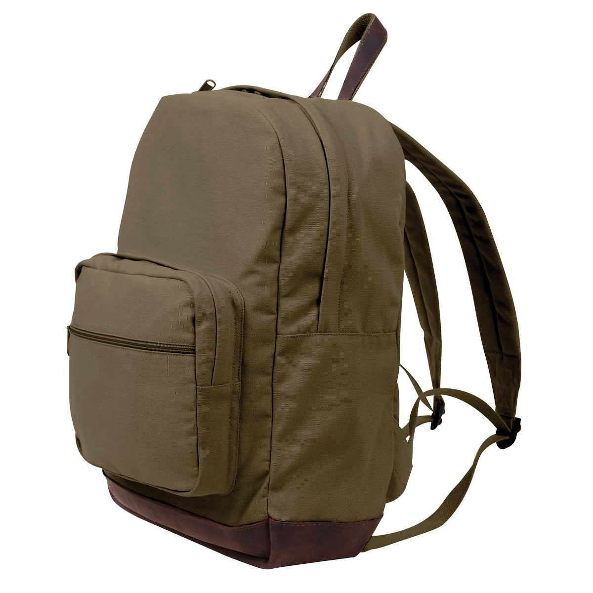 Rothco Vintage Canvas Teardrop Backpack With Leather Accents - Rothco 9666