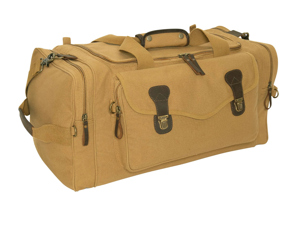 Rothco Canvas Long Weekend Bag - Rothco 9687