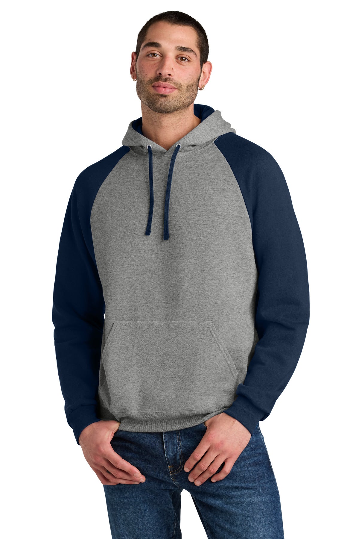 Jerzees® Unisex NuBlend® Colorblock Raglan Hoodie Sweatshirt 96C