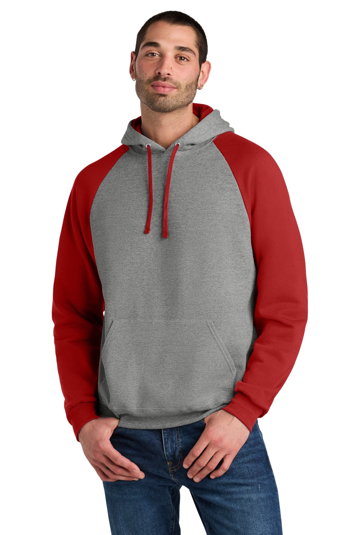 Jerzees® Unisex NuBlend® Colorblock Raglan Hoodie Sweatshirt 96C