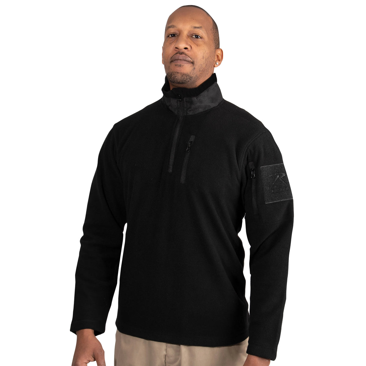 Rothco Quarter Zip Fleece Pullover - Rothco 97340-XLRG