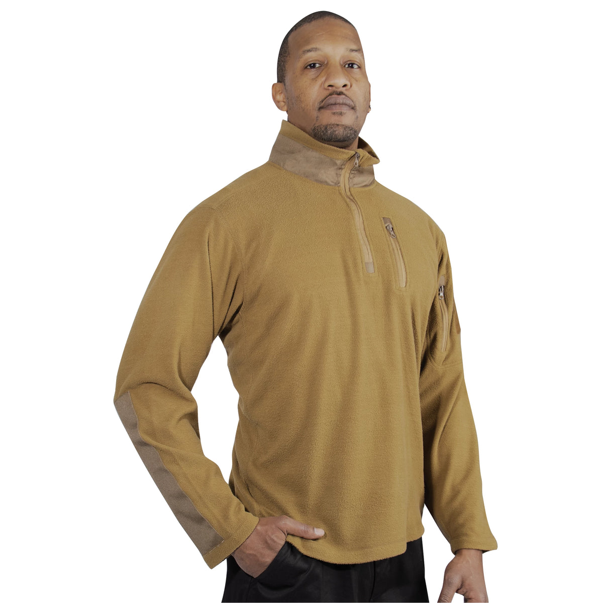 Rothco Quarter Zip Fleece Pullover - Rothco 97345-MED