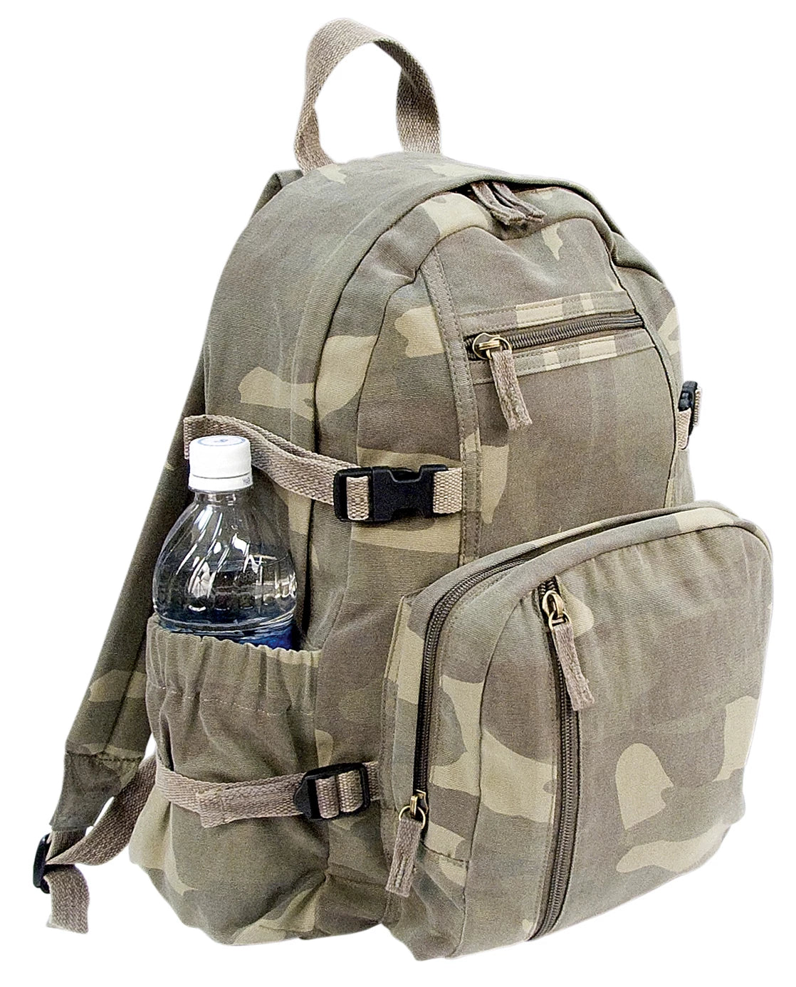Rothco Vintage Canvas Compact Backpack - Rothco 9762