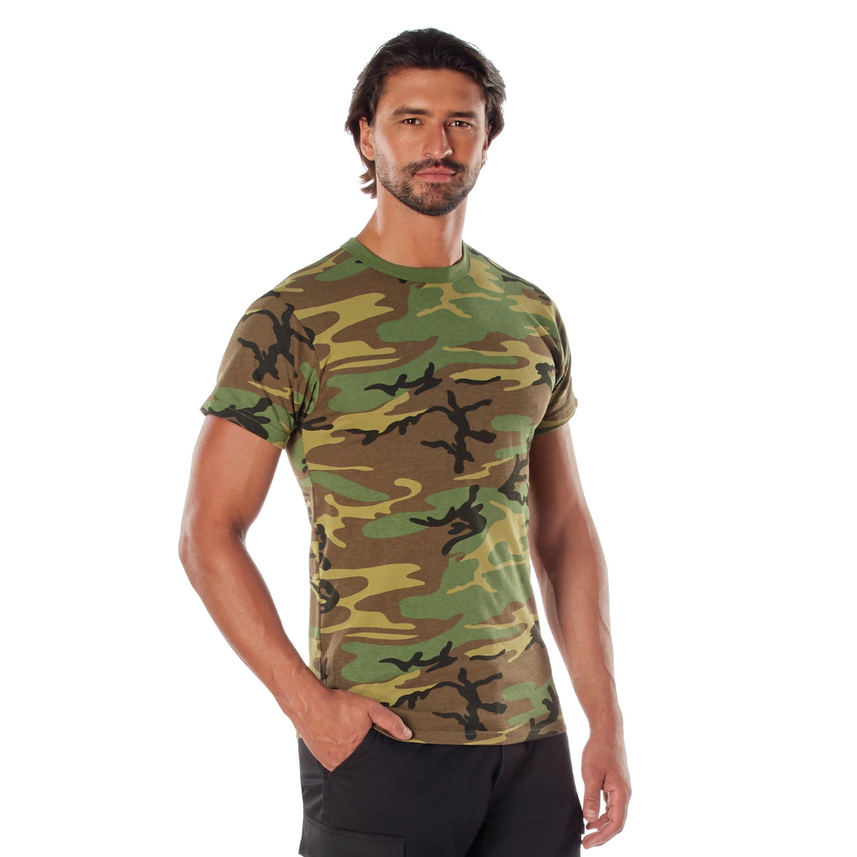 Rothco Heavyweight Camo T-Shirt - Rothco 9777-WC-S