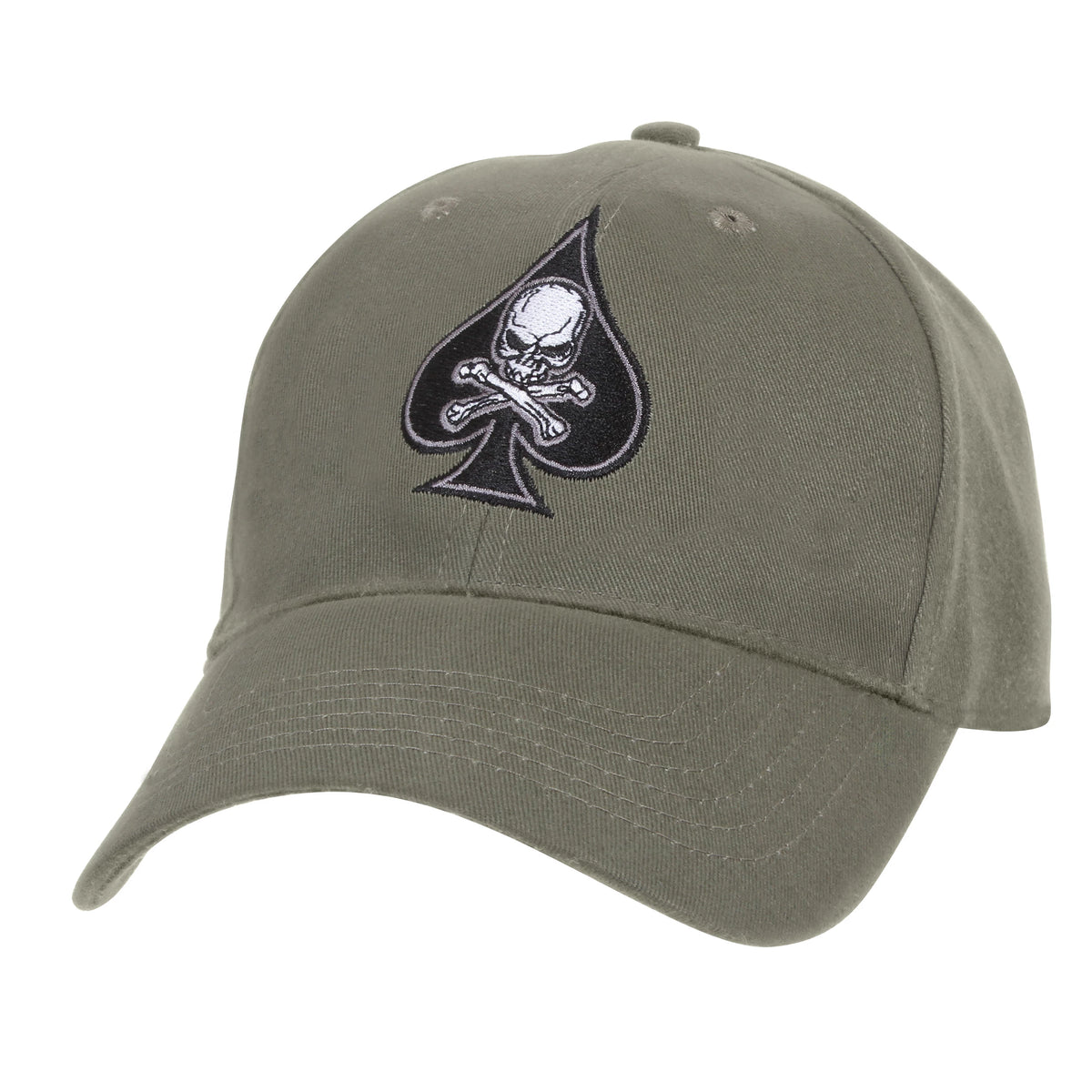 Black Ink Death Spade Low Profile Insignia Cap - Rothco 9884