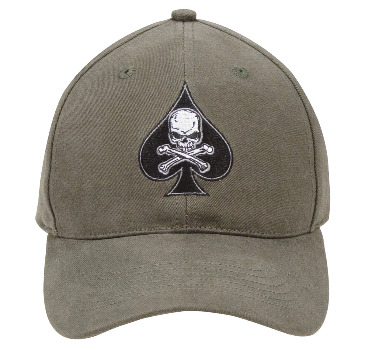 Black Ink Death Spade Low Profile Insignia Cap - Rothco 9884