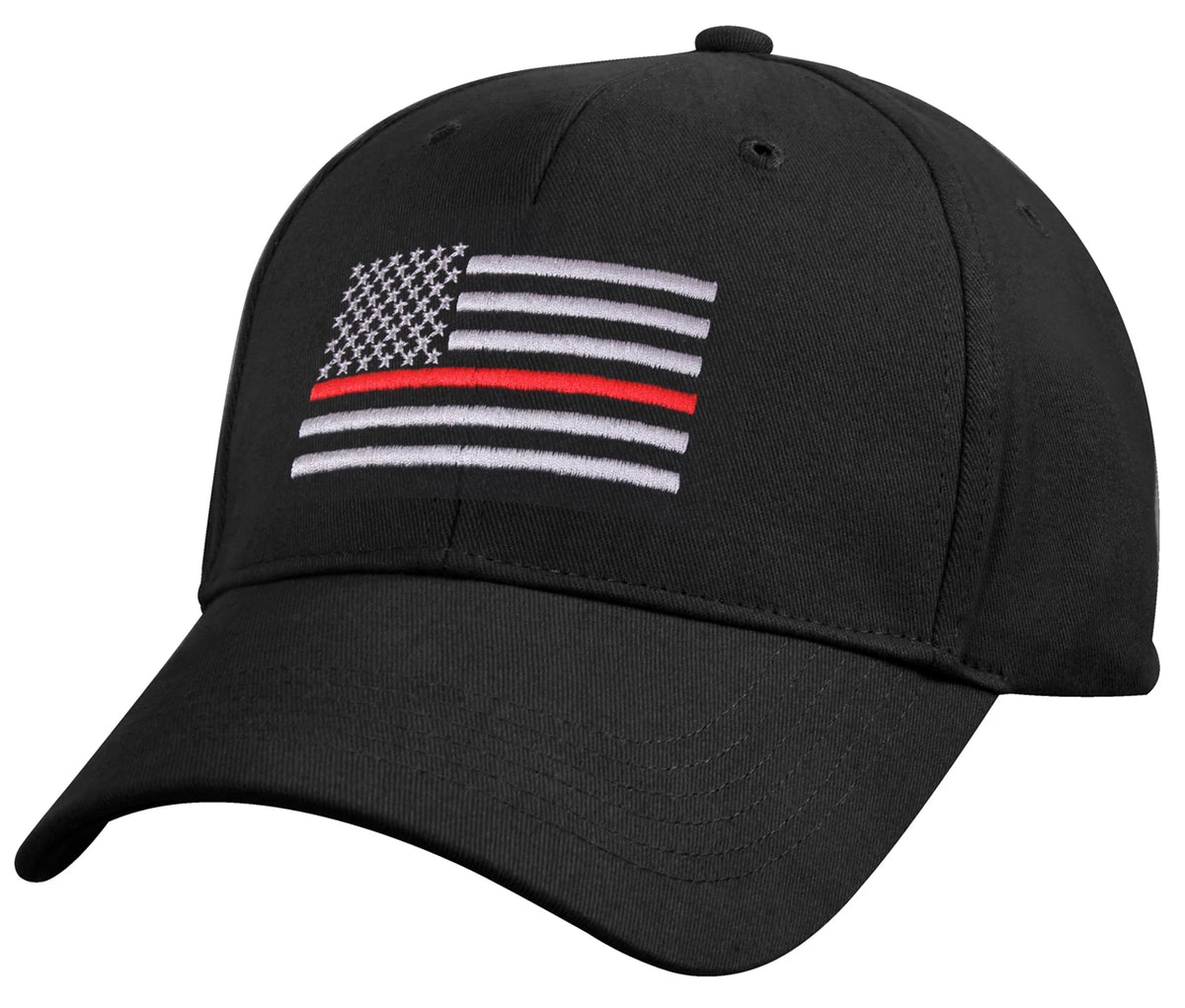 Rothco Thin Red Line Flag Low Profile Cap - Rothco 9896
