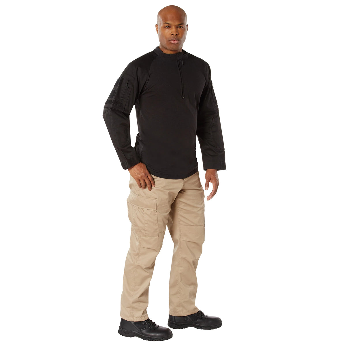 Rothco 1/4 Zip Military Fire Retardant NYCO Combat Shirt - Rothco 99011