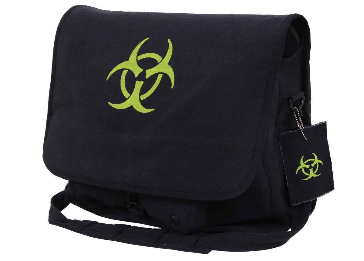Rothco Bio-hazard Vintage Canvas Messenger Bag - Rothco 99139