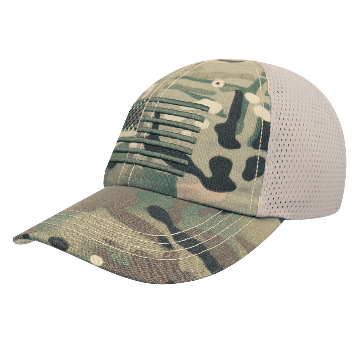 Rothco Tactical Mesh Back Cap With Embroidered US Flag - Rothco 9955