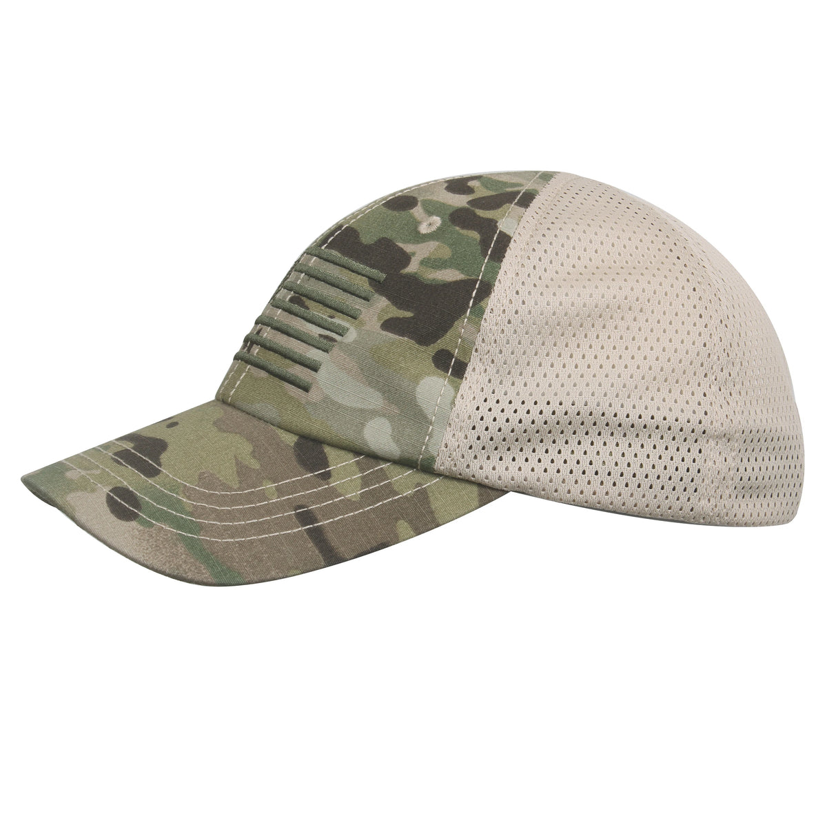 Rothco Tactical Mesh Back Cap With Embroidered US Flag - Rothco 9955