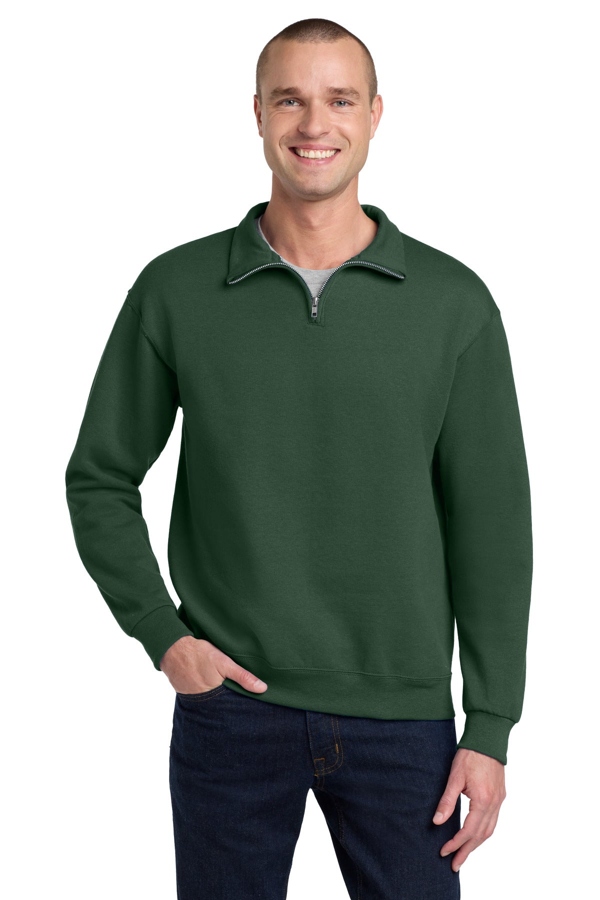 Jerzees® - NuBlend® 1/4-Zip Cadet Collar Sweatshirt. 995M