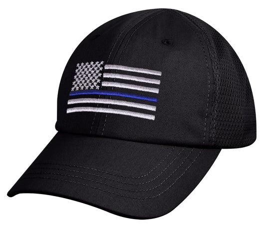 Rothco Tactical Mesh Back Cap With Thin Blue Line Flag - Rothco 9973