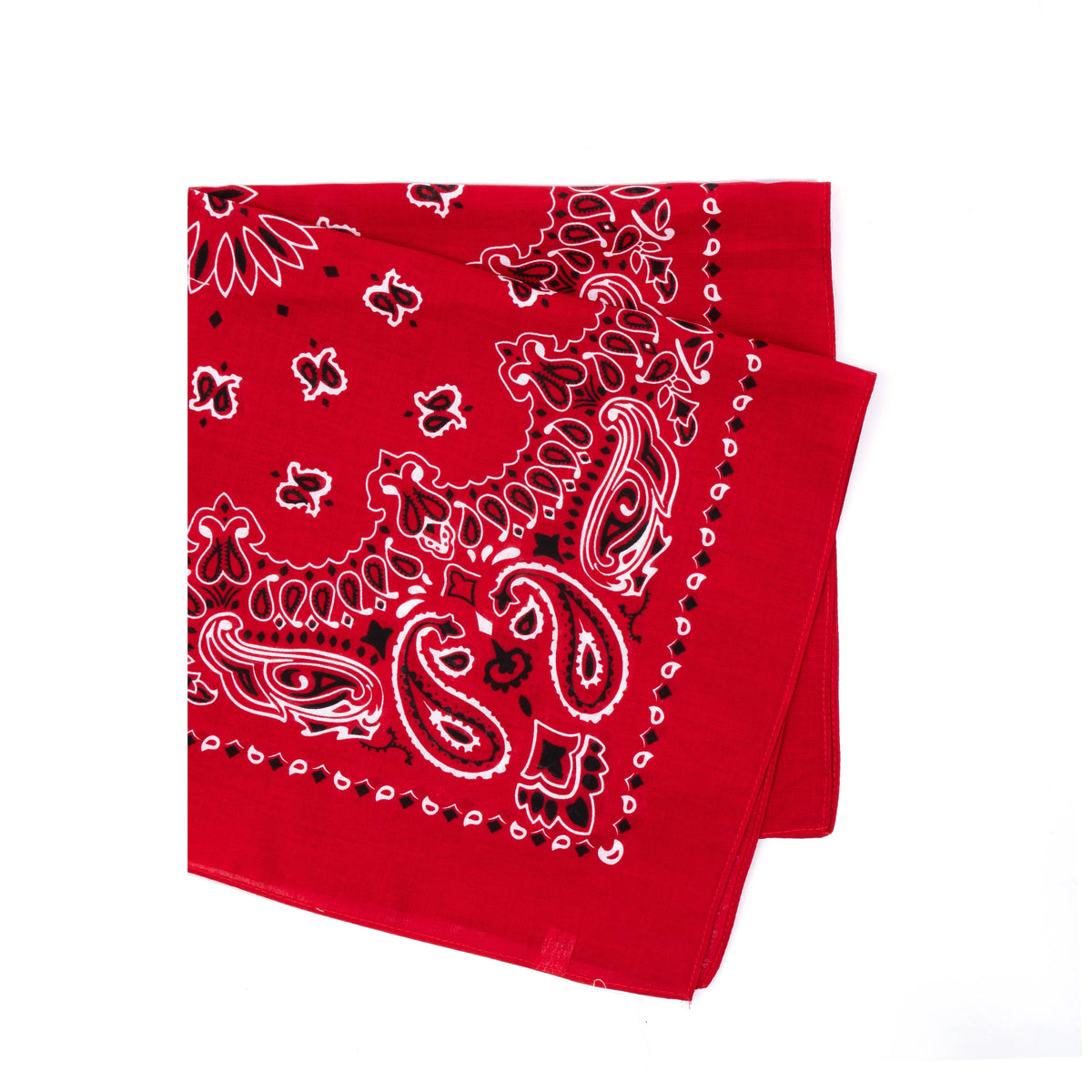 Rothco Trainmen Paisley Bandana - 22" X 22" - Rothco 4142-RDW