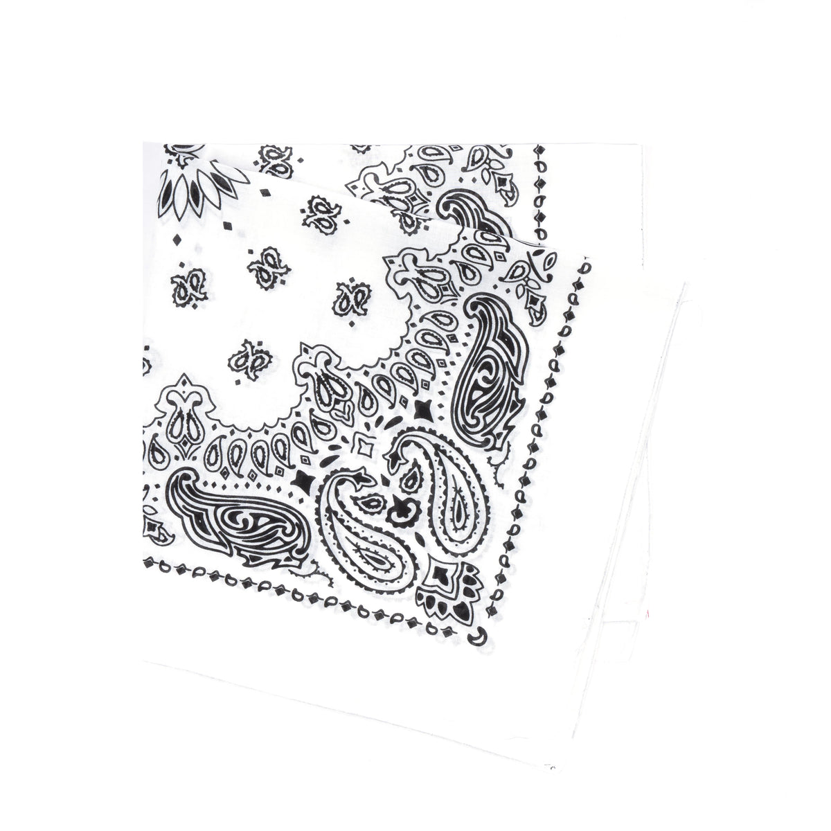 Rothco Trainmen Paisley Bandana – Extra-Large - 27” X 27" - Rothco 4349-WT